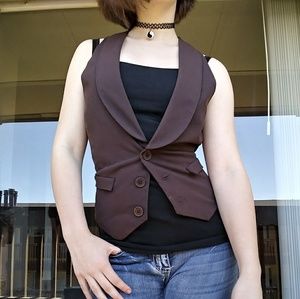Chocolate Brown Vest